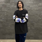 DAVIDE SORRENTI | CREW NECK LONG SLEEVE T-SHIRT #BLACK [DAVIDESORRENTI-WM-LT01]