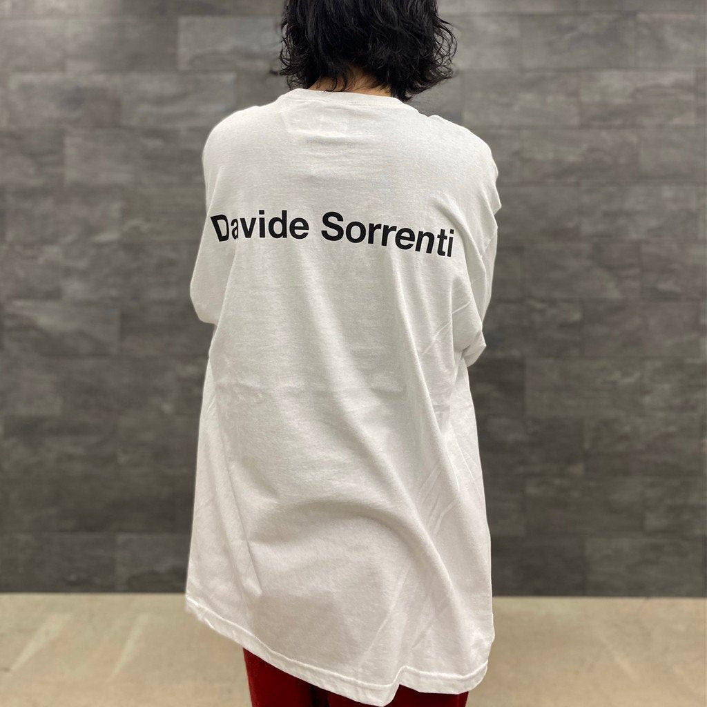 DAVIDE SORRENTI | CREW NECK LONG SLEEVE T-SHIRT #WHITE [DAVIDESORRENTI-WM-LT01]