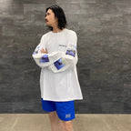 DAVIDE SORRENTI | CREW NECK LONG SLEEVE T-SHIRT #WHITE [DAVIDESORRENTI-WM-LT01]