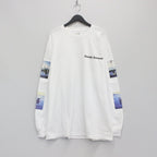 DAVIDE SORRENTI | CREW NECK LONG SLEEVE T-SHIRT #WHITE [DAVIDESORRENTI-WM-LT01]