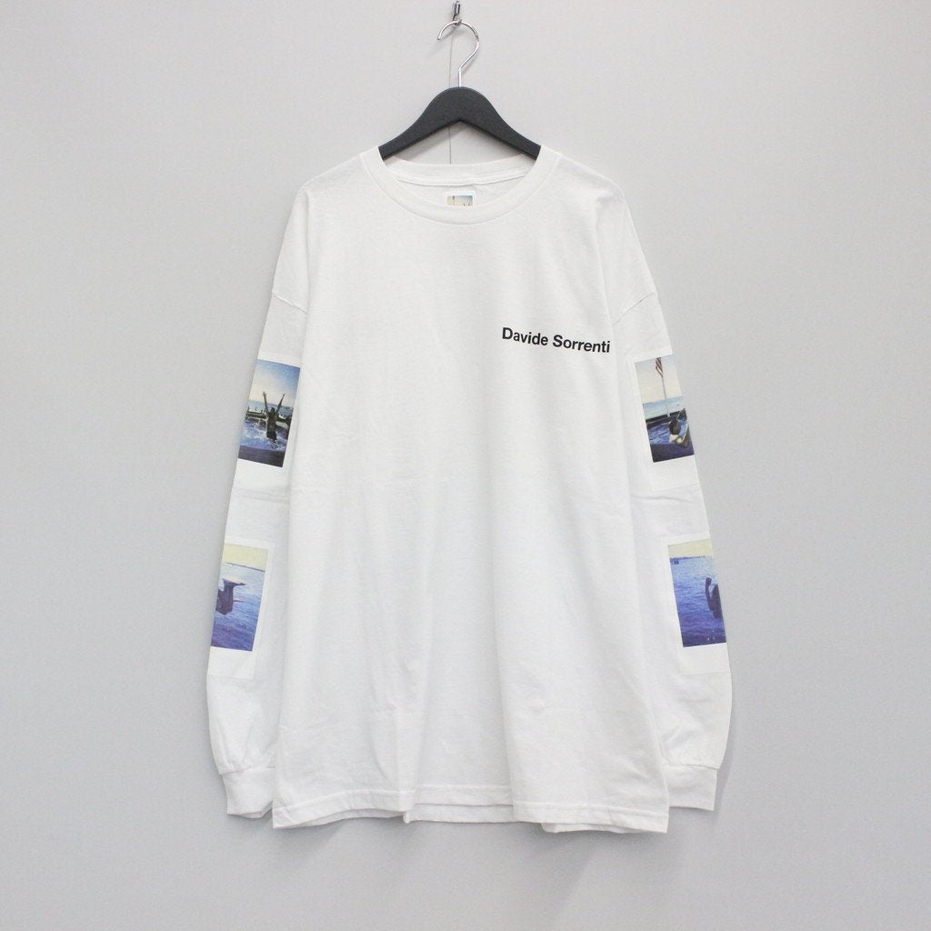 DAVIDE SORRENTI | CREW NECK LONG SLEEVE T-SHIRT #WHITE [DAVIDESORRENTI-WM-LT01]