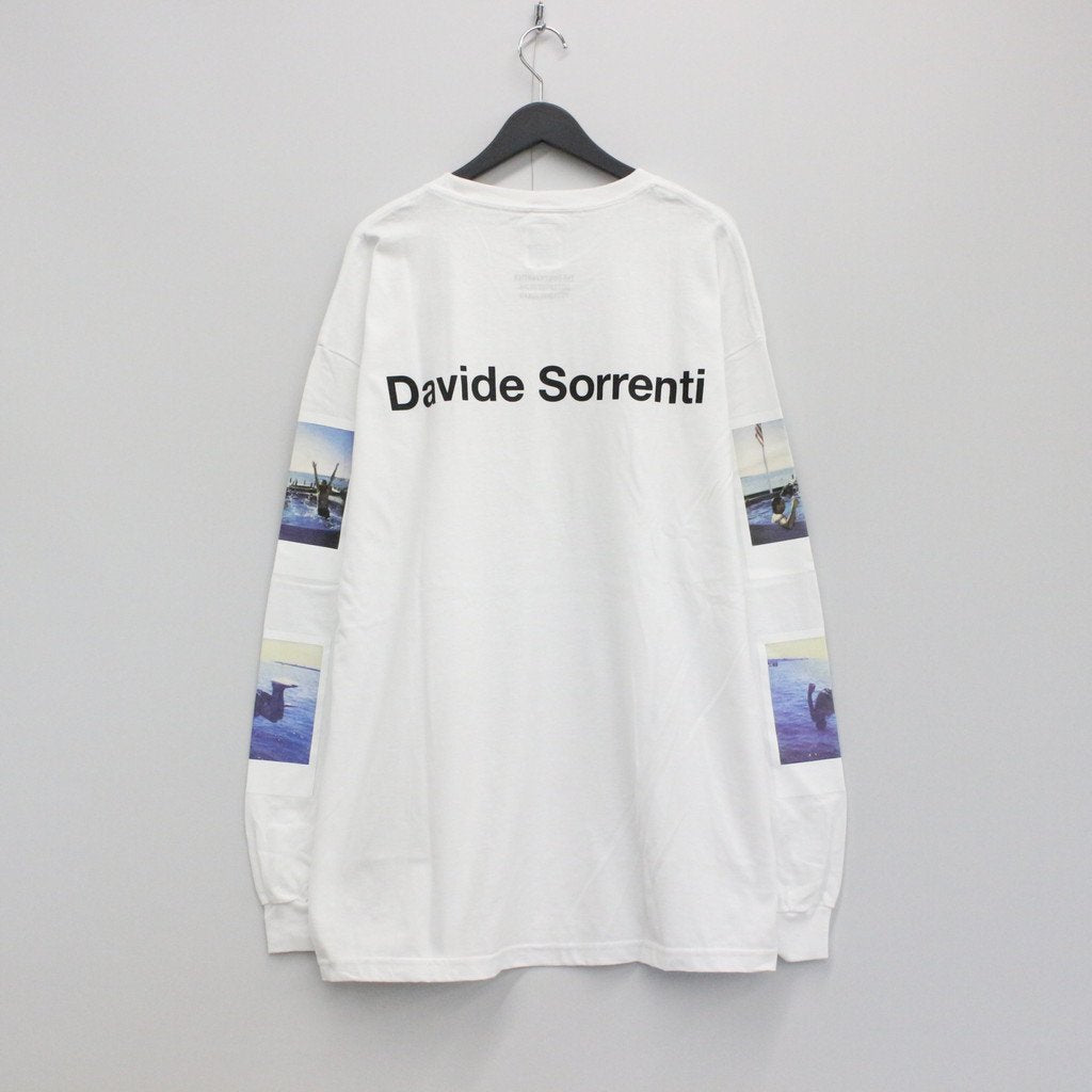 DAVIDE SORRENTI | CREW NECK LONG SLEEVE T-SHIRT #WHITE [DAVIDESORRENTI-WM-LT01]