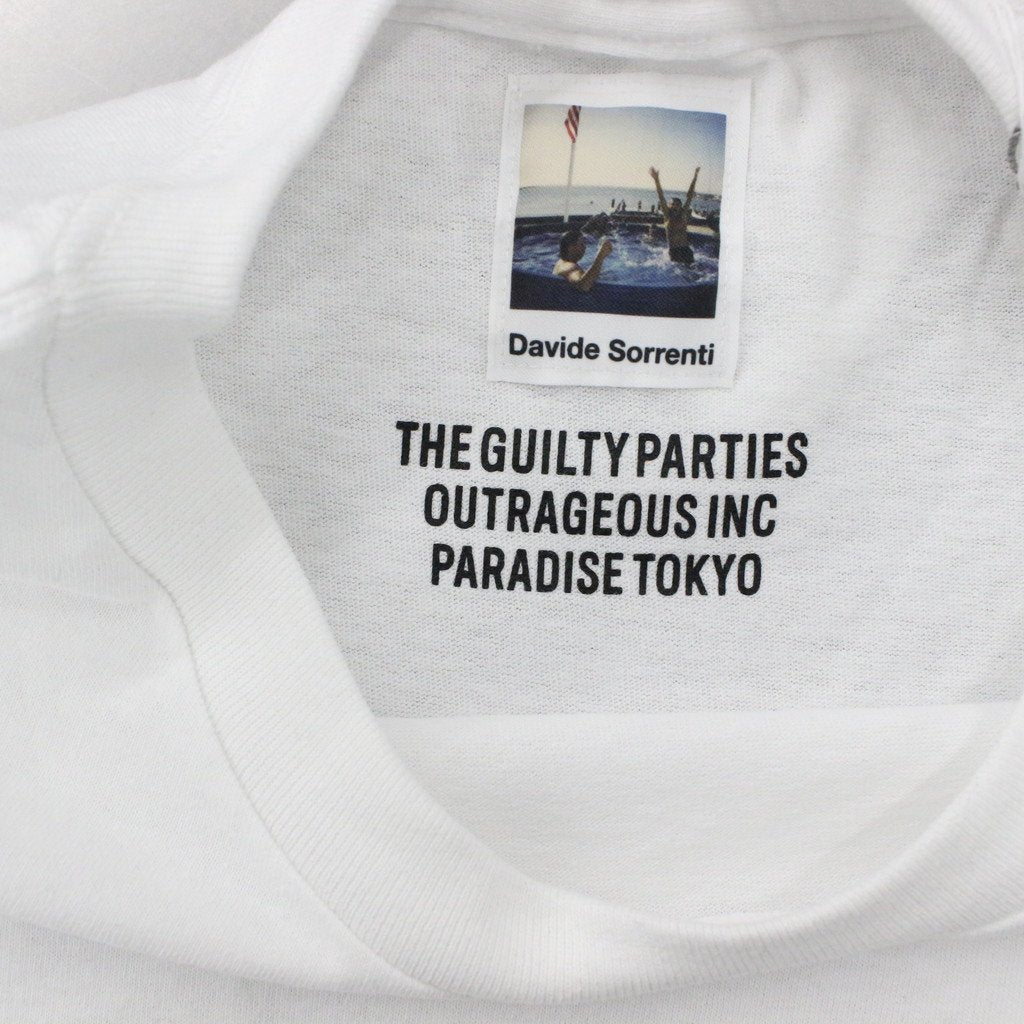 DAVIDE SORRENTI | CREW NECK LONG SLEEVE T-SHIRT #WHITE [DAVIDESORRENTI-WM-LT01]