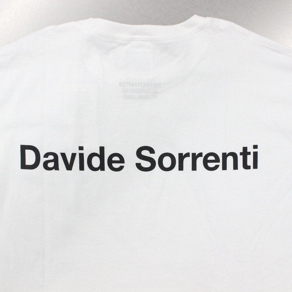DAVIDE SORRENTI | CREW NECK LONG SLEEVE T-SHIRT #WHITE [DAVIDESORRENTI-WM-LT01]