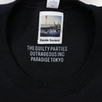 DAVIDE SORRENTI | CREW NECK SWEAT SHIRT -TYPE 3- #BLACK [DAVIDESORRENTI-WM-SS03]