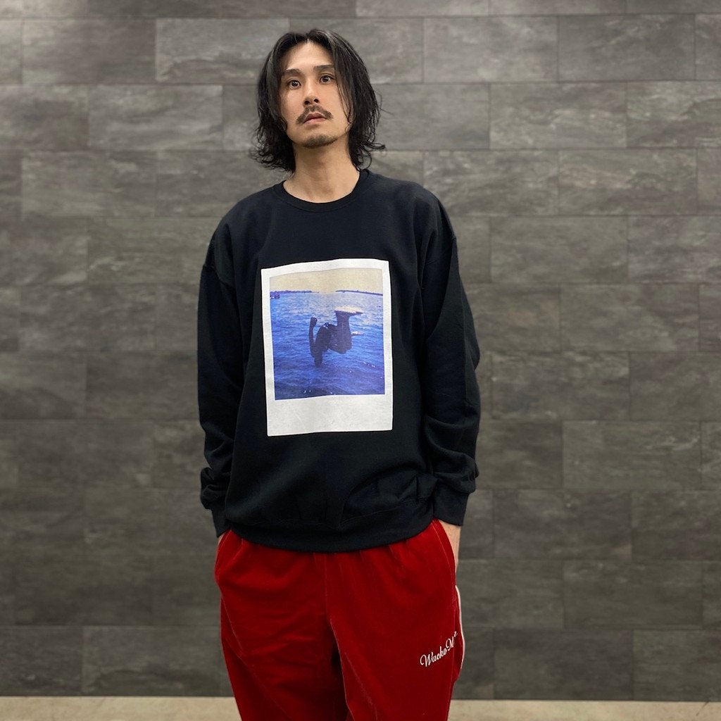 DAVIDE SORRENTI | CREW NECK SWEAT SHIRT -TYPE 3- #BLACK