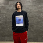 DAVIDE SORRENTI | CREW NECK SWEAT SHIRT -TYPE 3- #BLACK [DAVIDESORRENTI-WM-SS03]