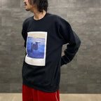 DAVIDE SORRENTI | CREW NECK SWEAT SHIRT -TYPE 3- #BLACK [DAVIDESORRENTI-WM-SS03]