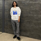 DAVIDE SORRENTI | CREW NECK SWEAT SHIRT -TYPE 3- #WHITE [DAVIDESORRENTI-WM-SS03]