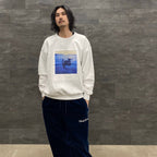 DAVIDE SORRENTI | CREW NECK SWEAT SHIRT -TYPE 3- #WHITE [DAVIDESORRENTI-WM-SS03]