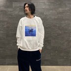 DAVIDE SORRENTI | CREW NECK SWEAT SHIRT -TYPE 3- #WHITE [DAVIDESORRENTI-WM-SS03]