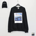 DAVIDE SORRENTI | CREW NECK SWEAT SHIRT -TYPE 2- #BLACK [DAVIDESORRENTI-WM-SS02]