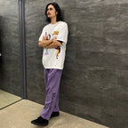 MIDDLE WEIGHT SWEAT PANTS #PURPLE [23SS-WMC-SP02]