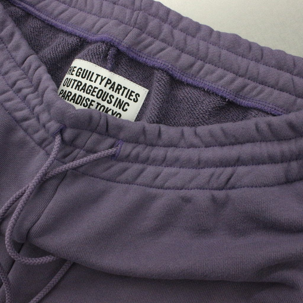 MIDDLE WEIGHT SWEAT PANTS #PURPLE [23SS-WMC-SP02]