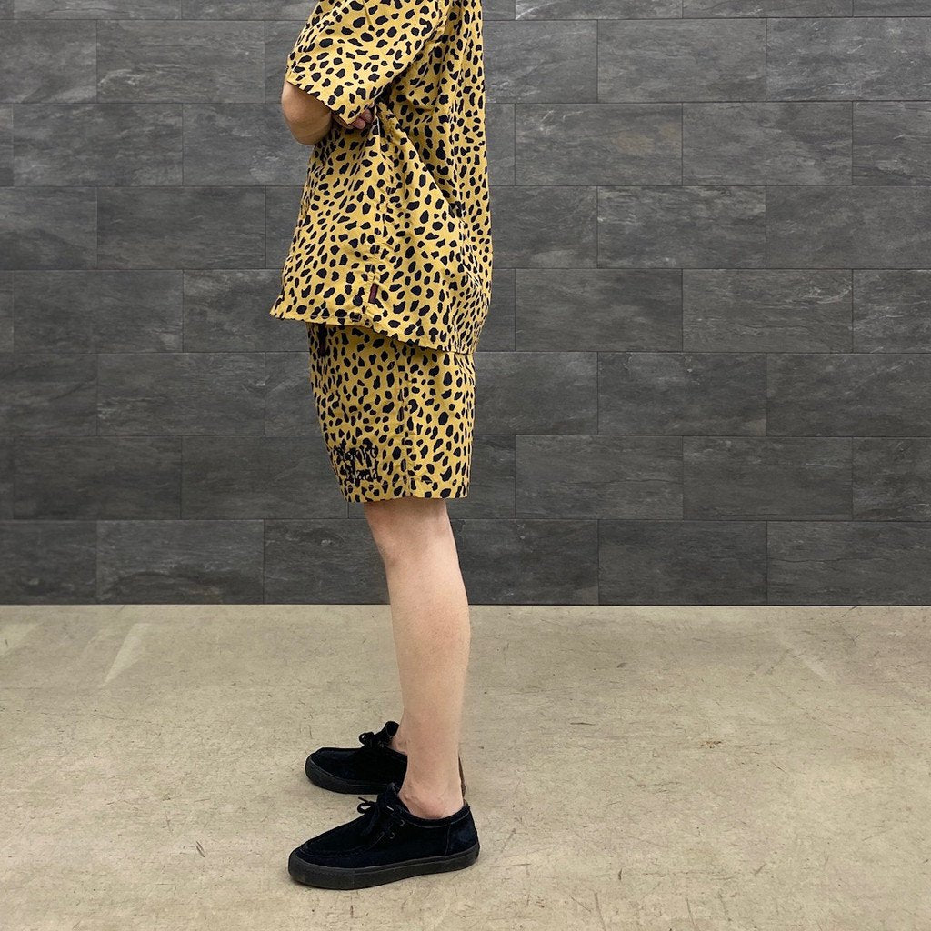 GRAMICCI | LEOPARD OPEN COLLAR SHIRT #BEIGE [GRAMICCI-WM-OC01]