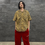 GRAMICCI | LEOPARD OPEN COLLAR SHIRT #BEIGE [GRAMICCI-WM-OC01]