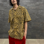 GRAMICCI | LEOPARD OPEN COLLAR SHIRT #BEIGE [GRAMICCI-WM-OC01]