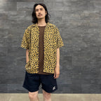 GRAMICCI | LEOPARD OPEN COLLAR SHIRT #BEIGE [GRAMICCI-WM-OC01]