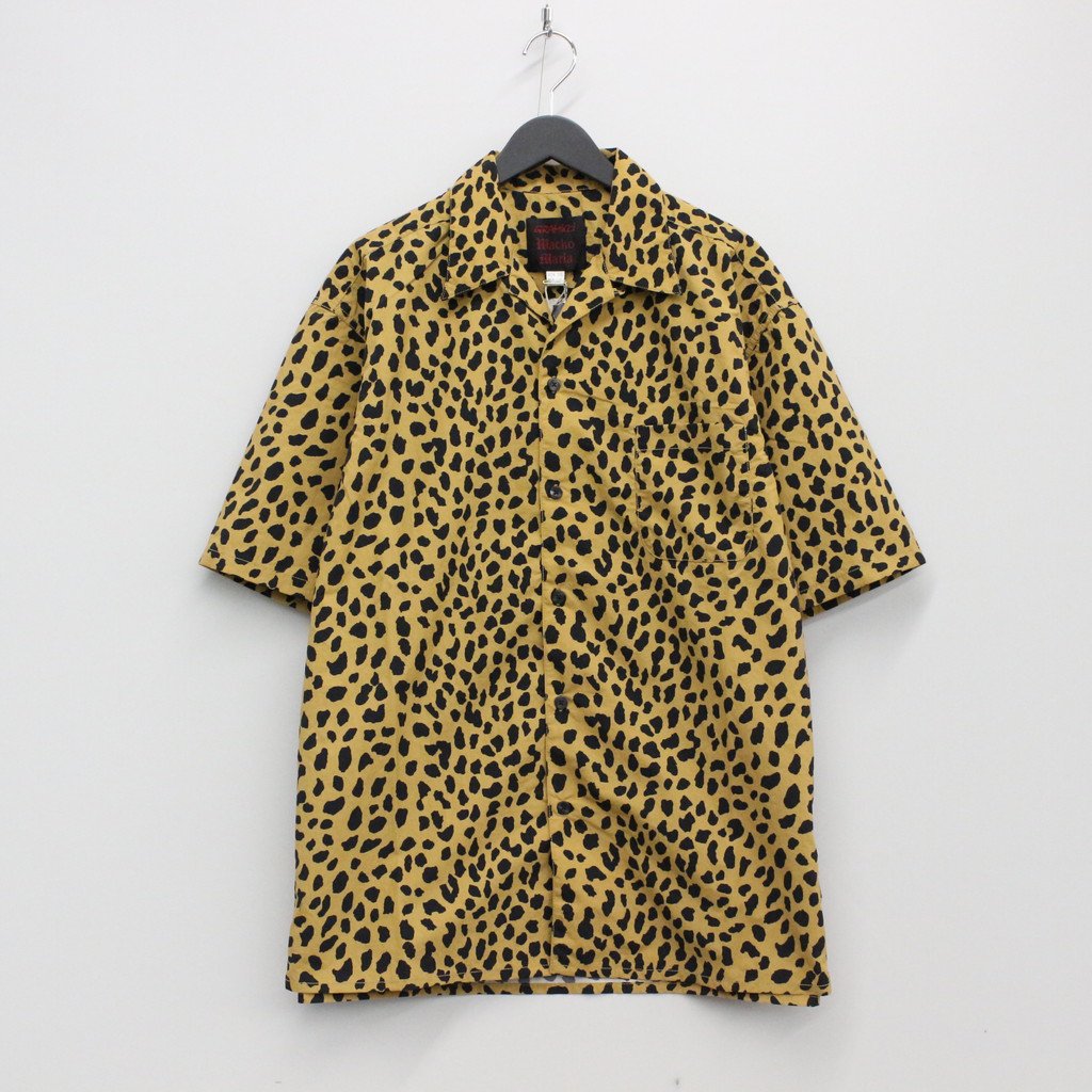 GRAMICCI | LEOPARD OPEN COLLAR SHIRT #BEIGE [GRAMICCI-WM-OC01]