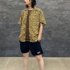 GRAMICCI | LEOPARD OPEN COLLAR SHIRT #BEIGE [GRAMICCI-WM-OC01]