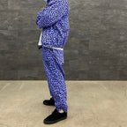 GRAMICCI | LEOPARD TRACK PANTS #PURPLE [GRAMICCI-WM-TP01]