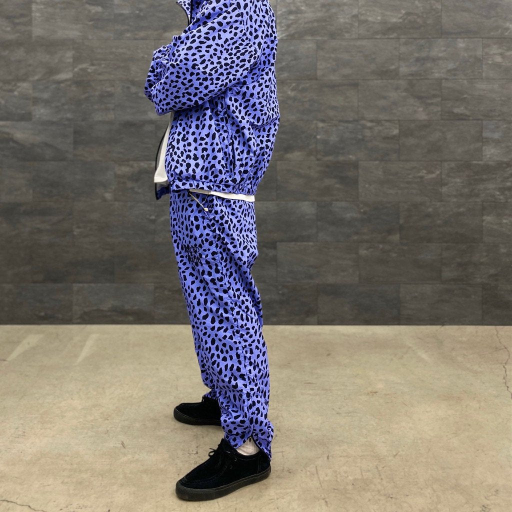 GRAMICCI | LEOPARD TRACK PANTS #PURPLE [GRAMICCI-WM-TP01]