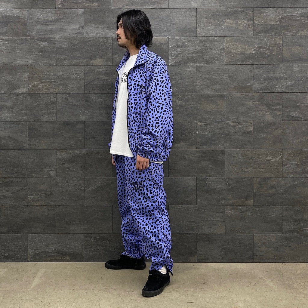 GRAMICCI | LEOPARD TRACK PANTS #PURPLE [GRAMICCI-WM-TP01]