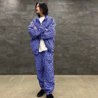 GRAMICCI | LEOPARD TRACK PANTS #PURPLE [GRAMICCI-WM-TP01]