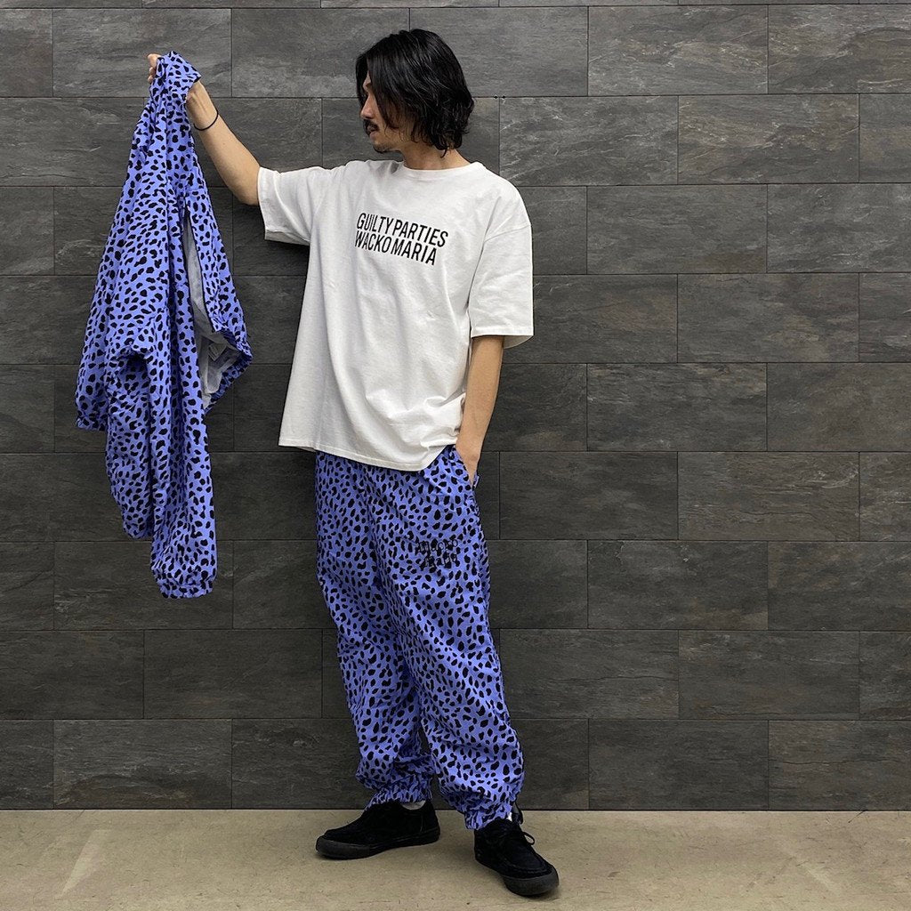 GRAMICCI | LEOPARD TRACK PANTS #PURPLE [GRAMICCI-WM-TP01]