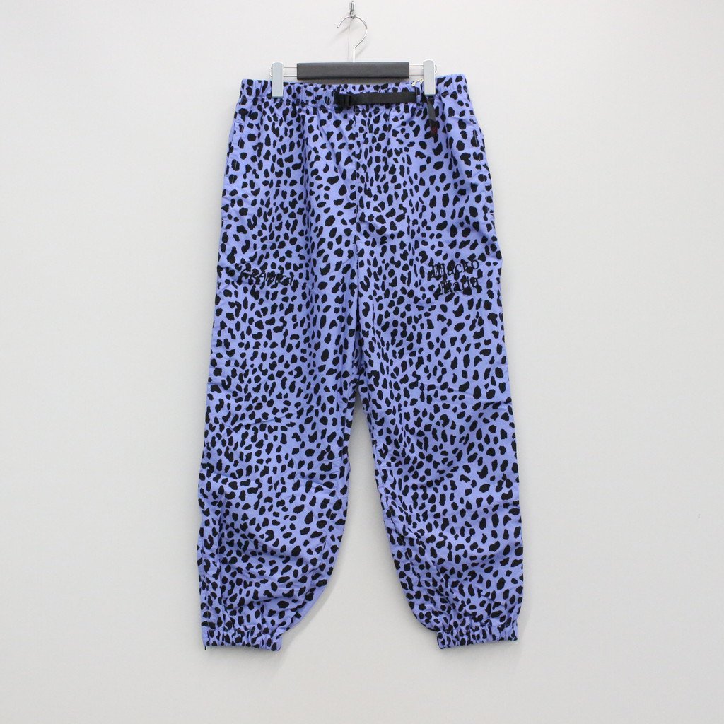 GRAMICCI | LEOPARD TRACK PANTS #PURPLE [GRAMICCI-WM-TP01]