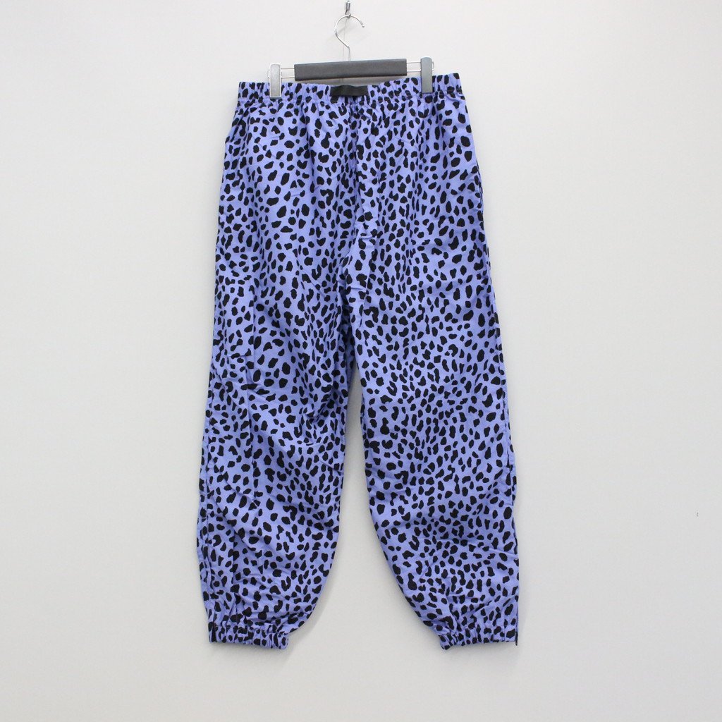 GRAMICCI | LEOPARD TRACK PANTS #PURPLE [GRAMICCI-WM-TP01]