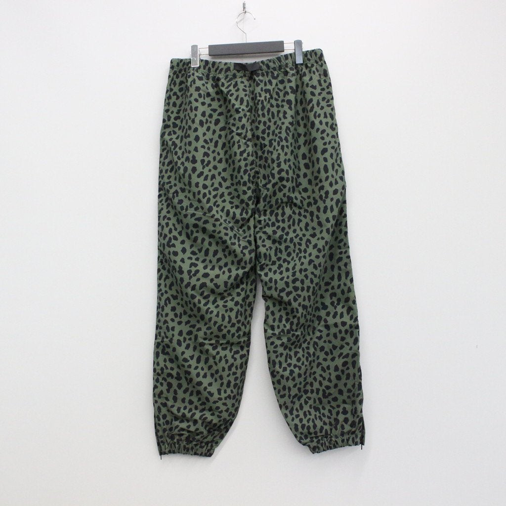 GRAMICCI | LEOPARD TRACK PANTS #KHAKI [GRAMICCI-WM-TP01]
