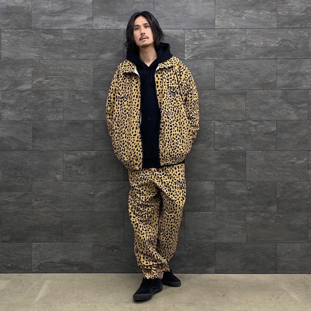 GRAMICCI | LEOPARD TRACK PANTS #BEIGE [GRAMICCI-WM-TP01]