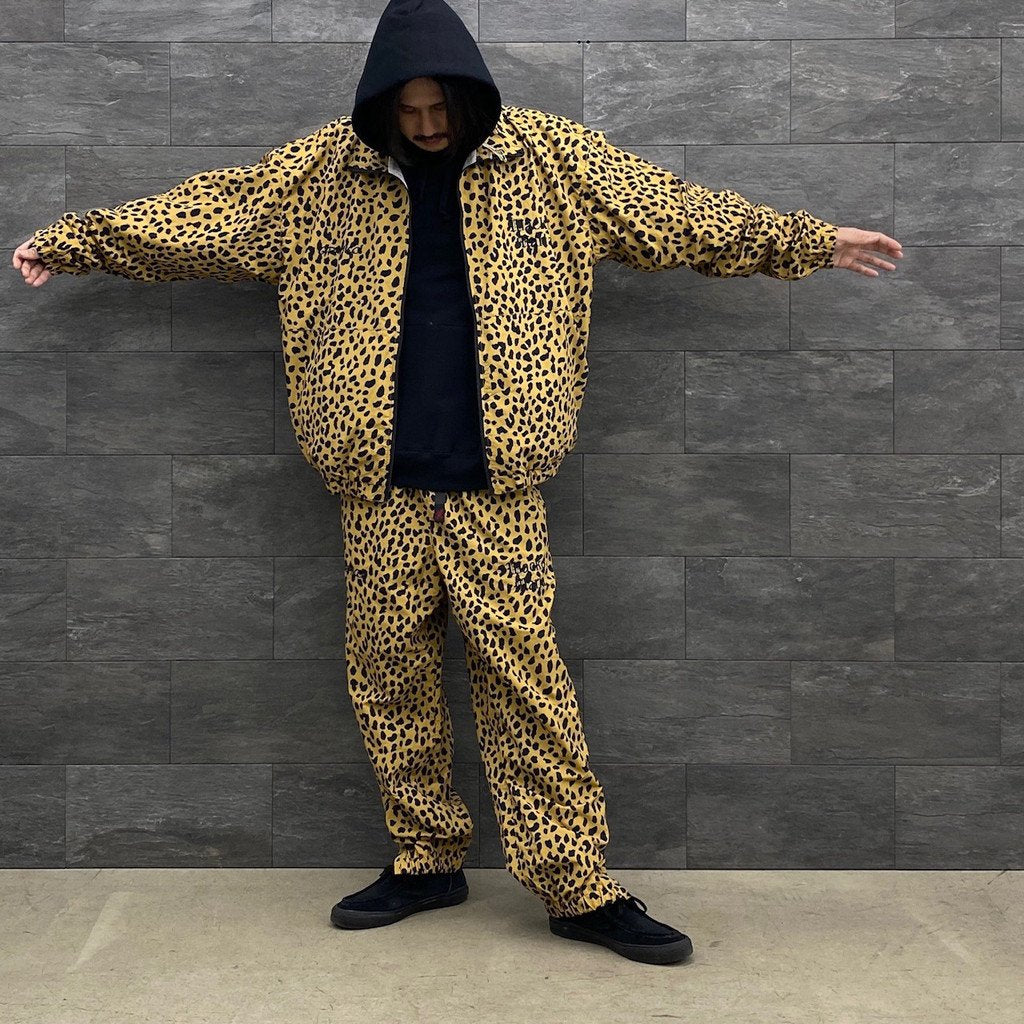 GRAMICCI | LEOPARD TRACK PANTS #BEIGE [GRAMICCI-WM-TP01]