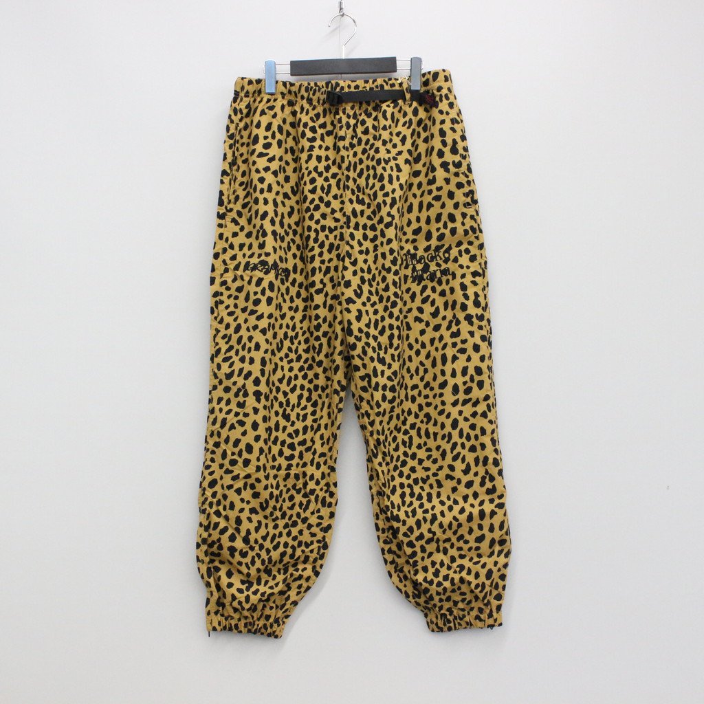 GRAMICCI | LEOPARD TRACK PANTS #BEIGE [GRAMICCI-WM-TP01]
