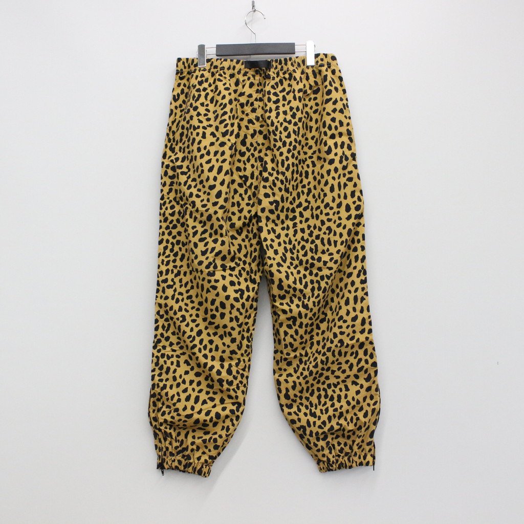 GRAMICCI | LEOPARD TRACK PANTS #BEIGE [GRAMICCI-WM-TP01] _ WACKO