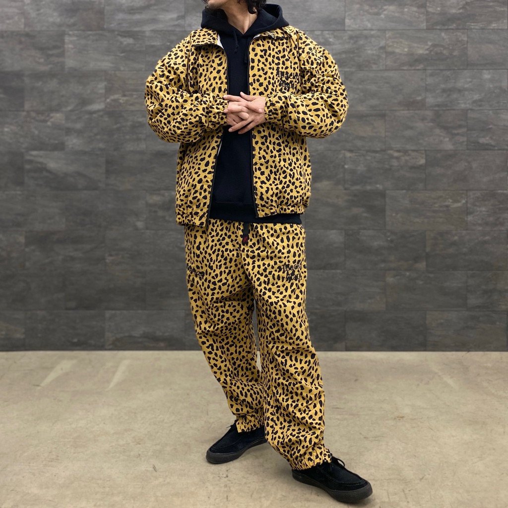 GRAMICCI | LEOPARD TRACK JACKET #BEIGE [GRAMICCI-WM-TJ01]