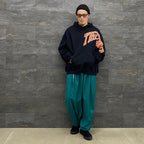 BALLOON SLACKS #TURQUOISE [SS23-B10]