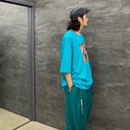 BALLOON SLACKS #TURQUOISE [SS23-B10]