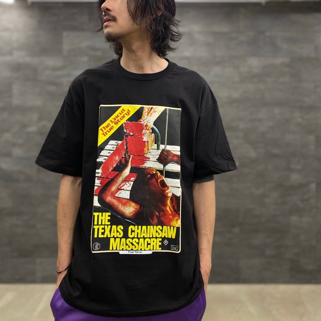THE TEXAS CHAINSAW MASSACRE | CREW NECK T-SHIRT #BLACK [TTCM-WM-TEE04]