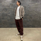 LEOPARD JACQUARD CARDIGAN #WHITE [23SS-WMK-KN16]