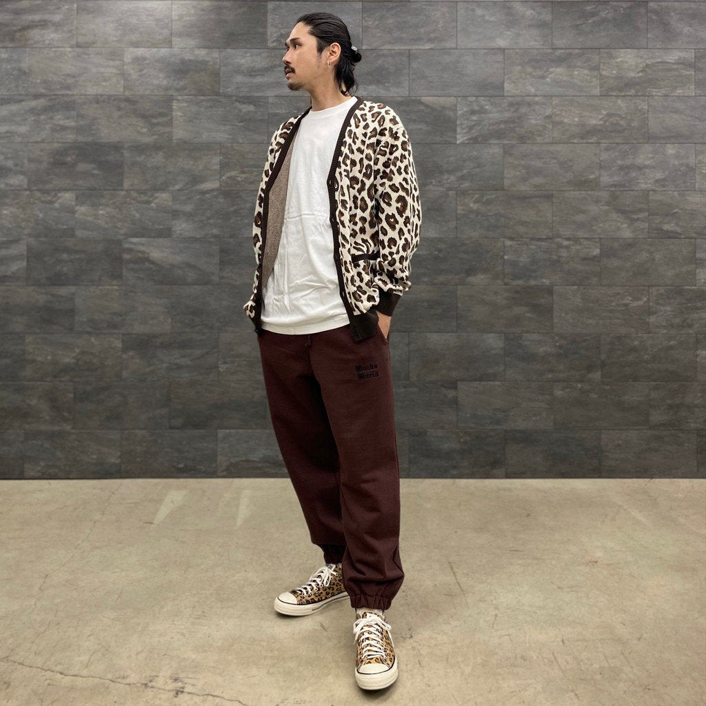 LEOPARD JACQUARD CARDIGAN #WHITE [23SS-WMK-KN16]