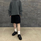 TECH SWEAT 6POCKET SHORTS #BLACK [BP-58023]