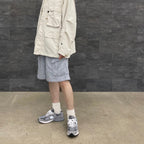 TECH SWEAT 6 POCKET SHORTS #D-GRAY [BP-58023]