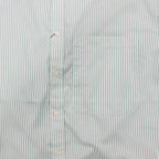 TECH BUTTON DOWN SHIRTS L/S OXFORD #GREEN STRIPE [BE-86023]