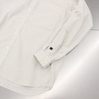 TECH BUTTON DOWN SHIRTS L/S OXFORD #BEIGE STRIPE [BE-86023]
