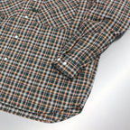 TECH CAMP-COLLAR SHIRTS JACKET #GREEN CHECK [BE-81023]