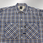 TECH CAMP-COLLAR SHIRTS JACKET #BLUE CHECK [BE-81023]
