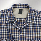 TECH CAMP-COLLAR SHIRTS JACKET #BLUE CHECK [BE-81023]