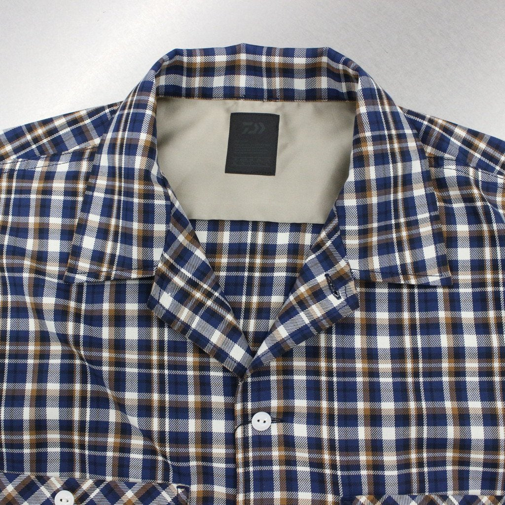 TECH CAMP-COLLAR SHIRTS JACKET #BLUE CHECK [BE-81023]
